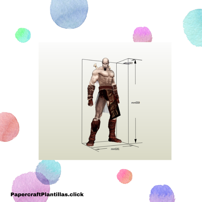 Papecraft kratos god of war