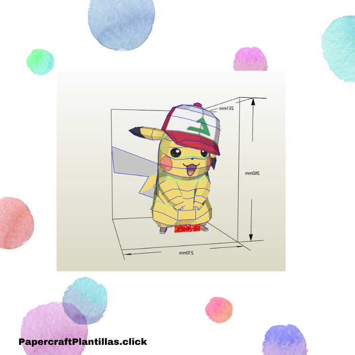 Papercraft-pikachu