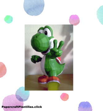 Papecraft-yoshi