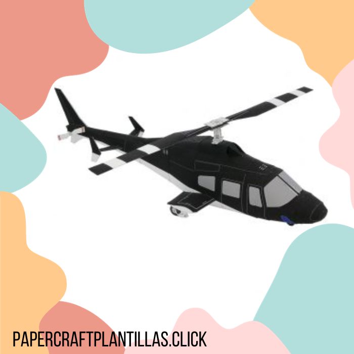 Papercraft-_Plantilla_helicoptero_negro