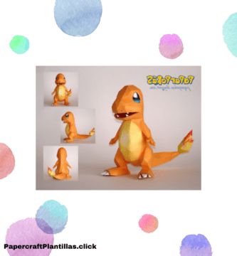 Papercraft-charmander