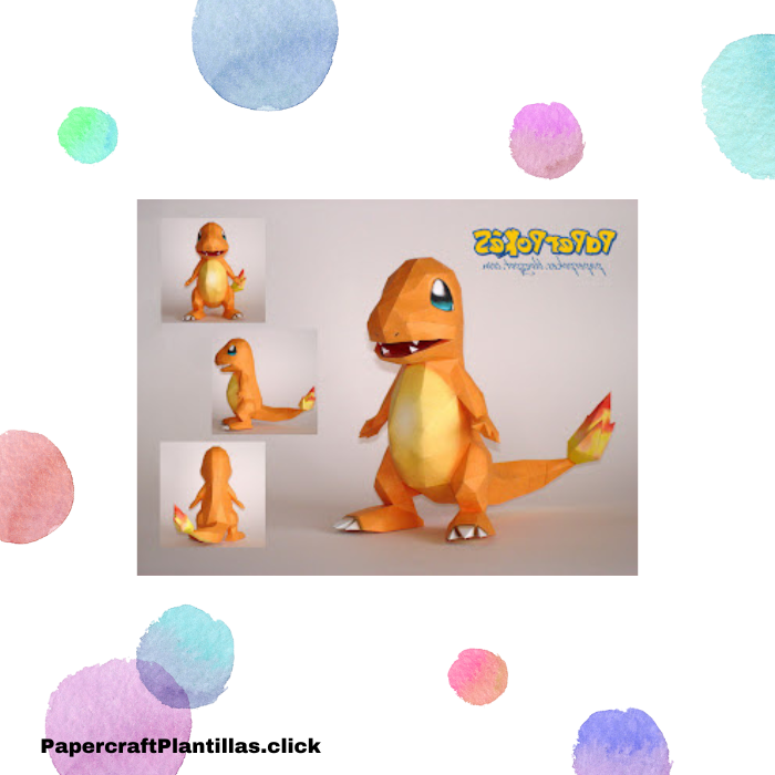 Papercraft-charmander