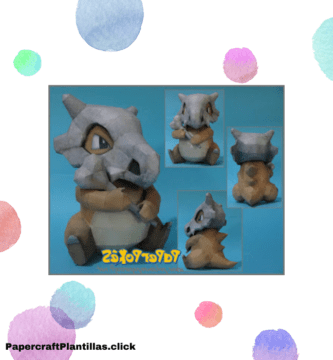 Papercraft-cubone