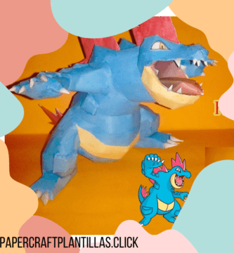 Feraligatr-Papercraft