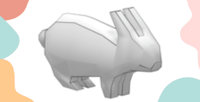 Conejo-papercraft